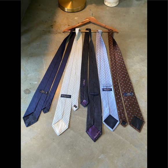 Premium Silk Tie Collection, Brooks Brothers, Ralph Lauren, Ermenegildo Zegna - Picture 4 of 11